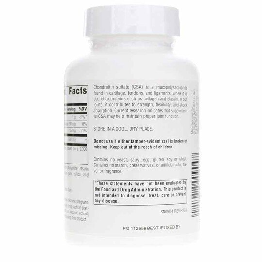 Chondroitin Sulfate 600 Mg, SNN